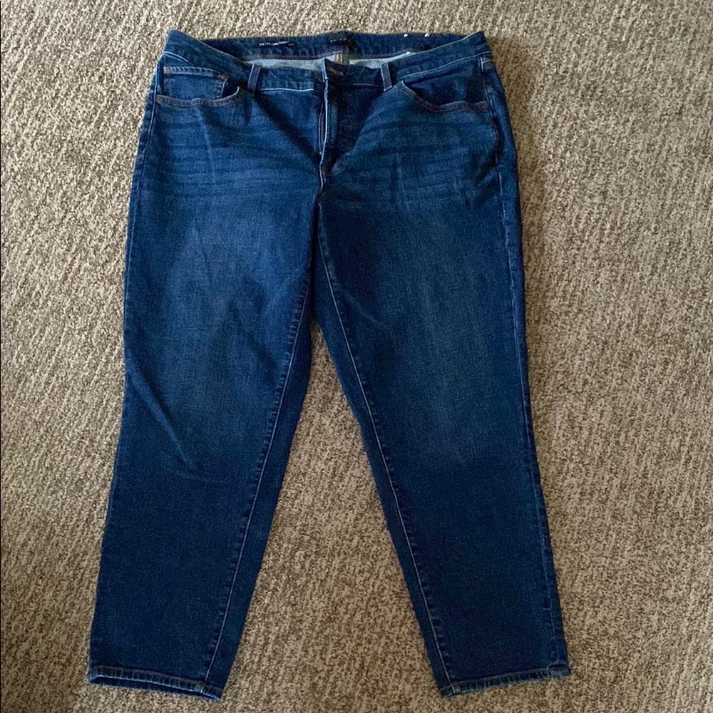 Talbots Blue Everyday Relaxed Jean 16W